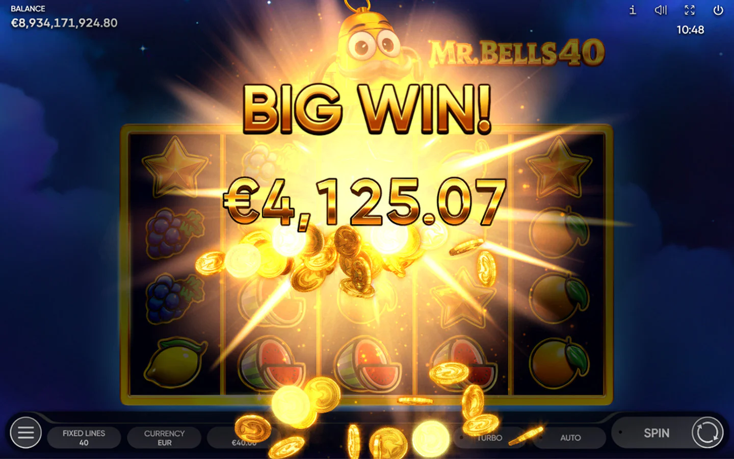 Mr. Bells 40 — особенности игры Endorphina