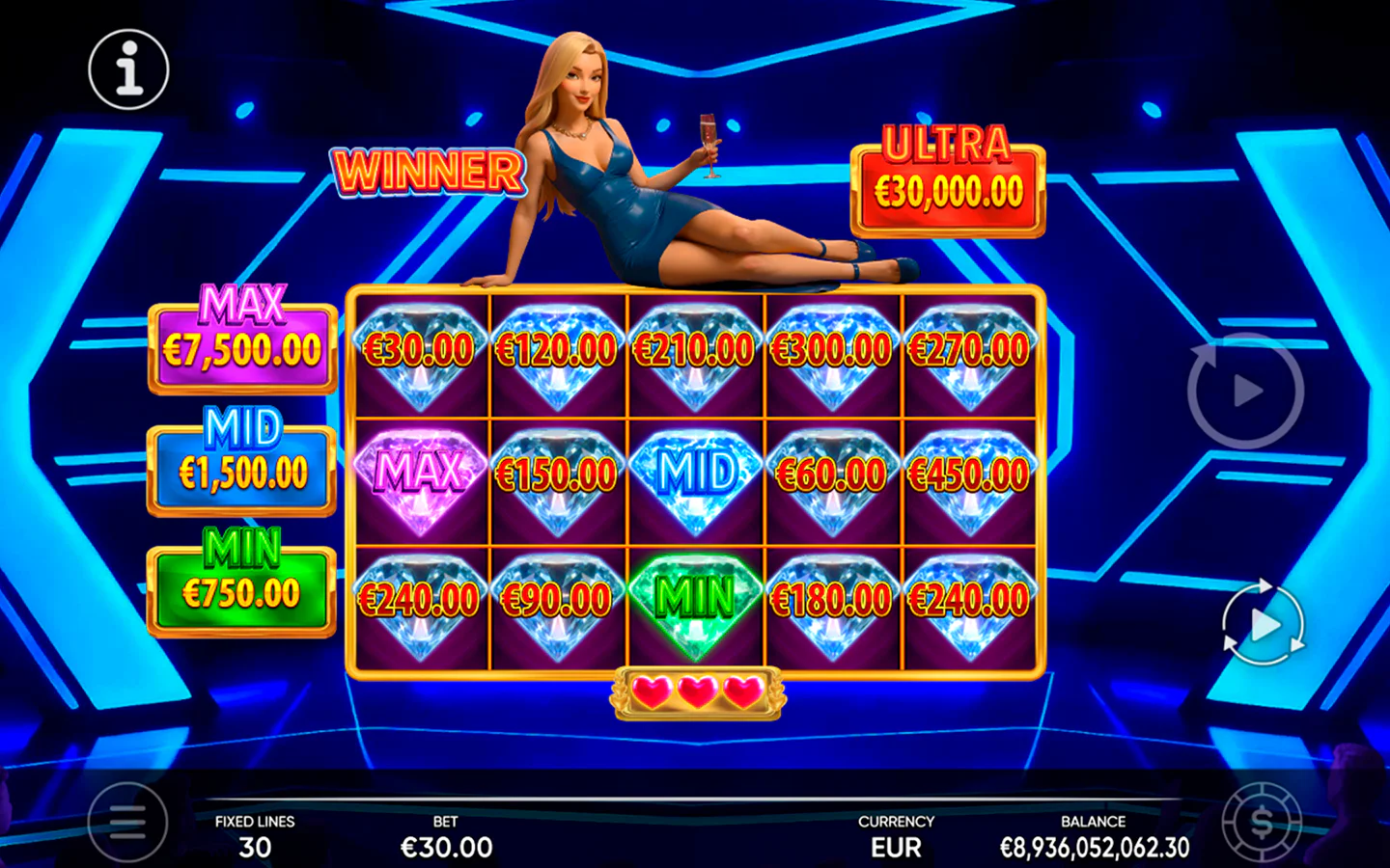 Love Show — особенности игры Endorphina