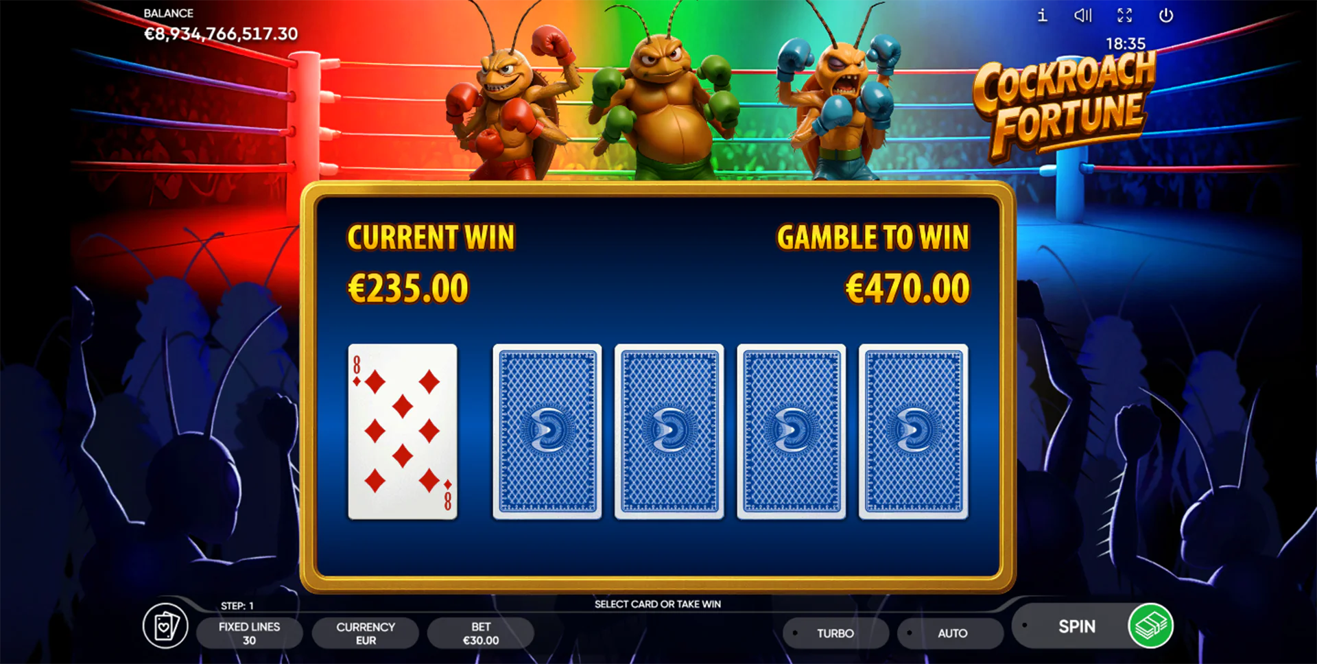 Cockroach fortune gameplay screenshot 4