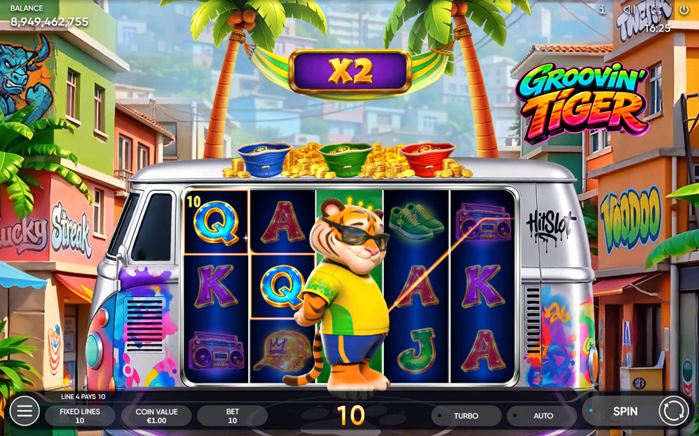Groovin Tiger — особенности игры Endorphina