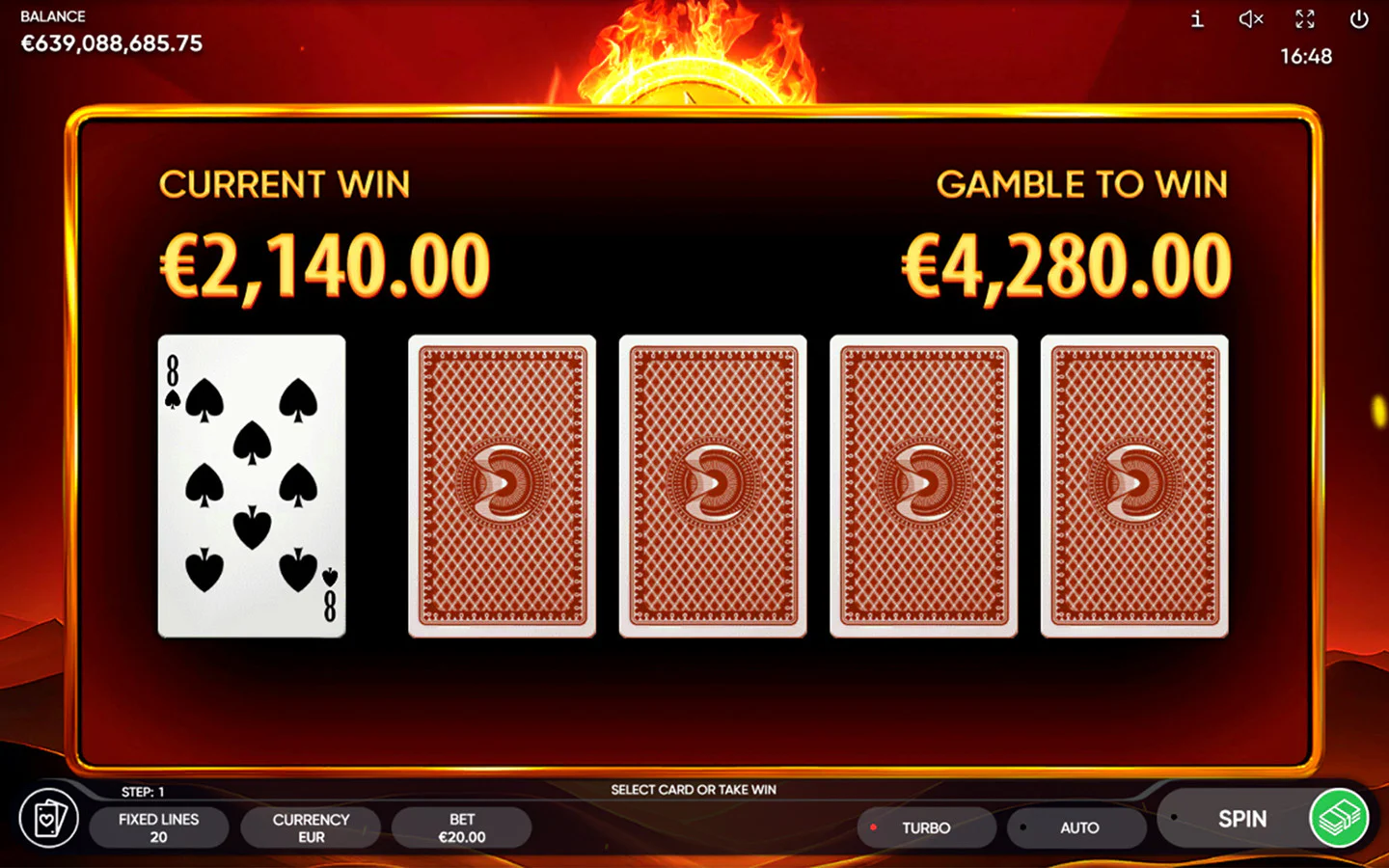 Burning Coins 20 Dice gameplay screenshot 3