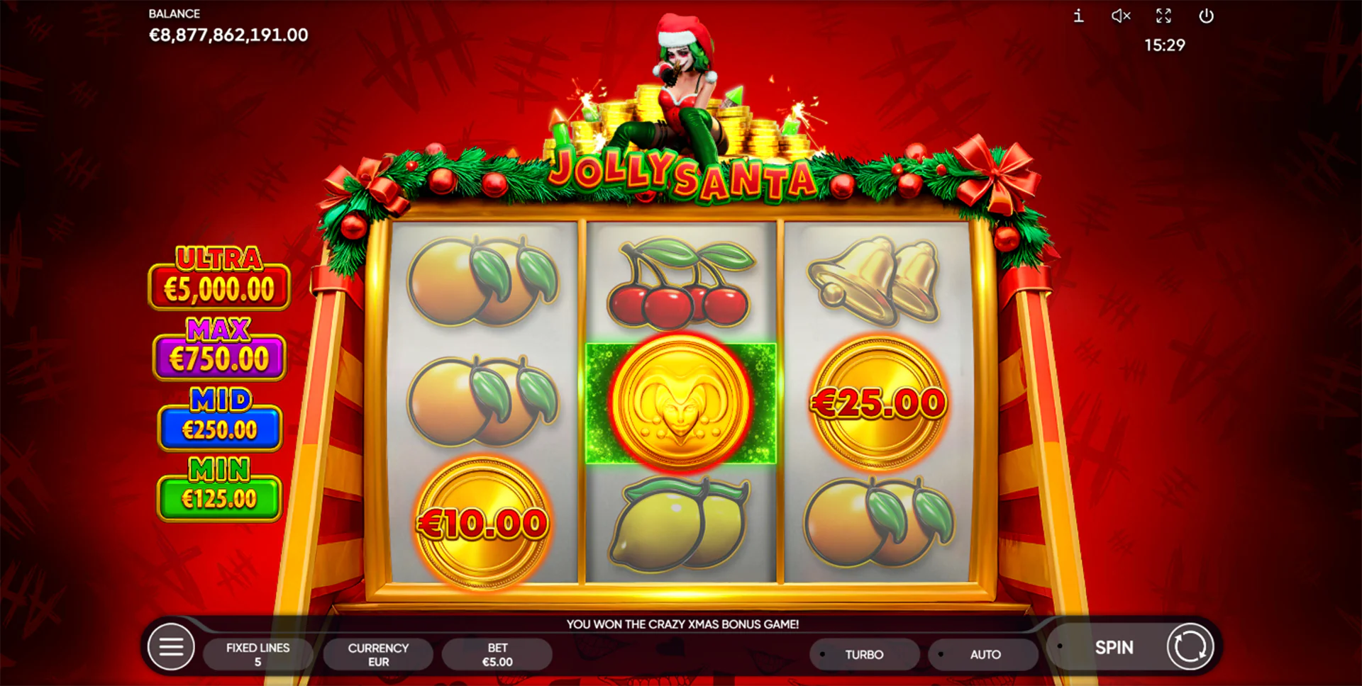 Jolly Santa gameplay screenshot 2