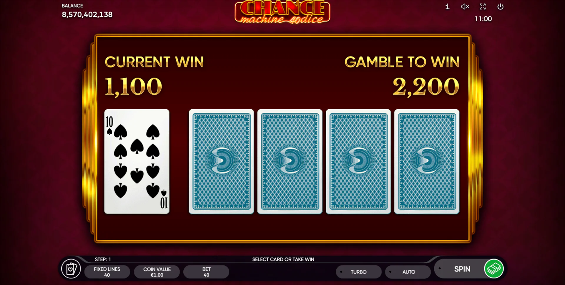Chance Machine 40 Dice gameplay screenshot 3