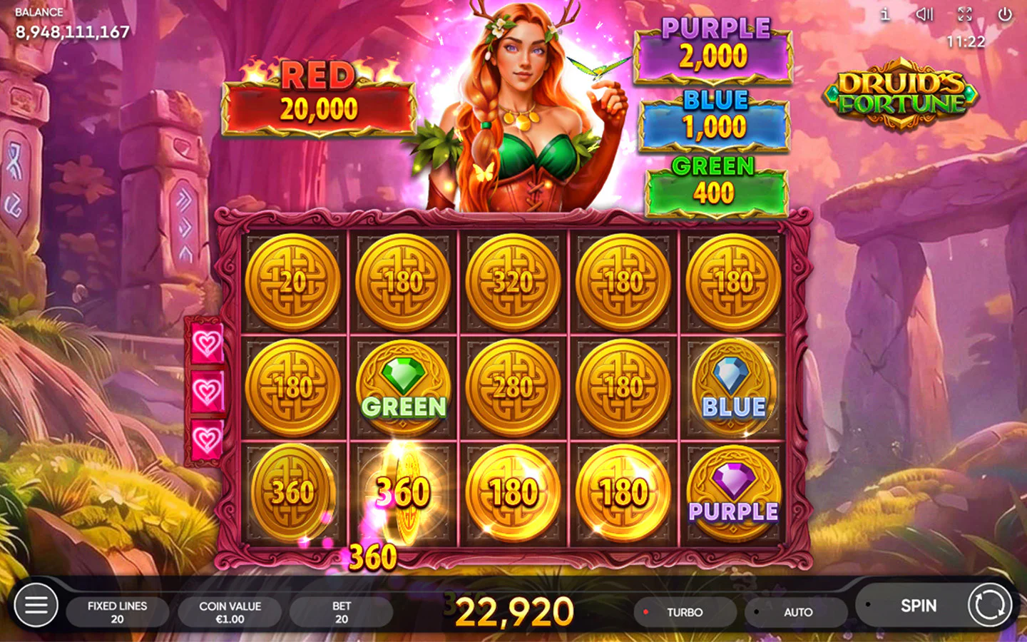 Druids Fortune — особенности игры Endorphina