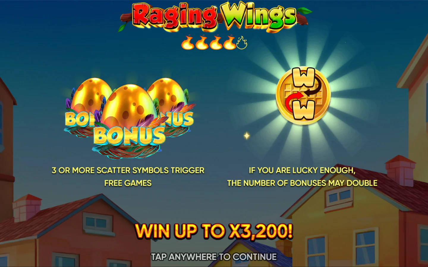 Raging Wings — особенности игры Endorphina